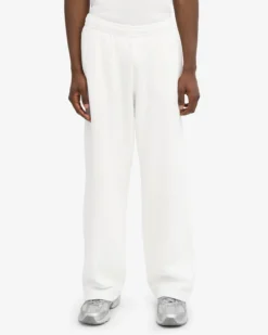 Organic Straight Leg Sweatpants - Optical White