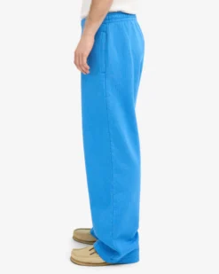 Organic Straight Leg Sweatpants - Pacific Blue