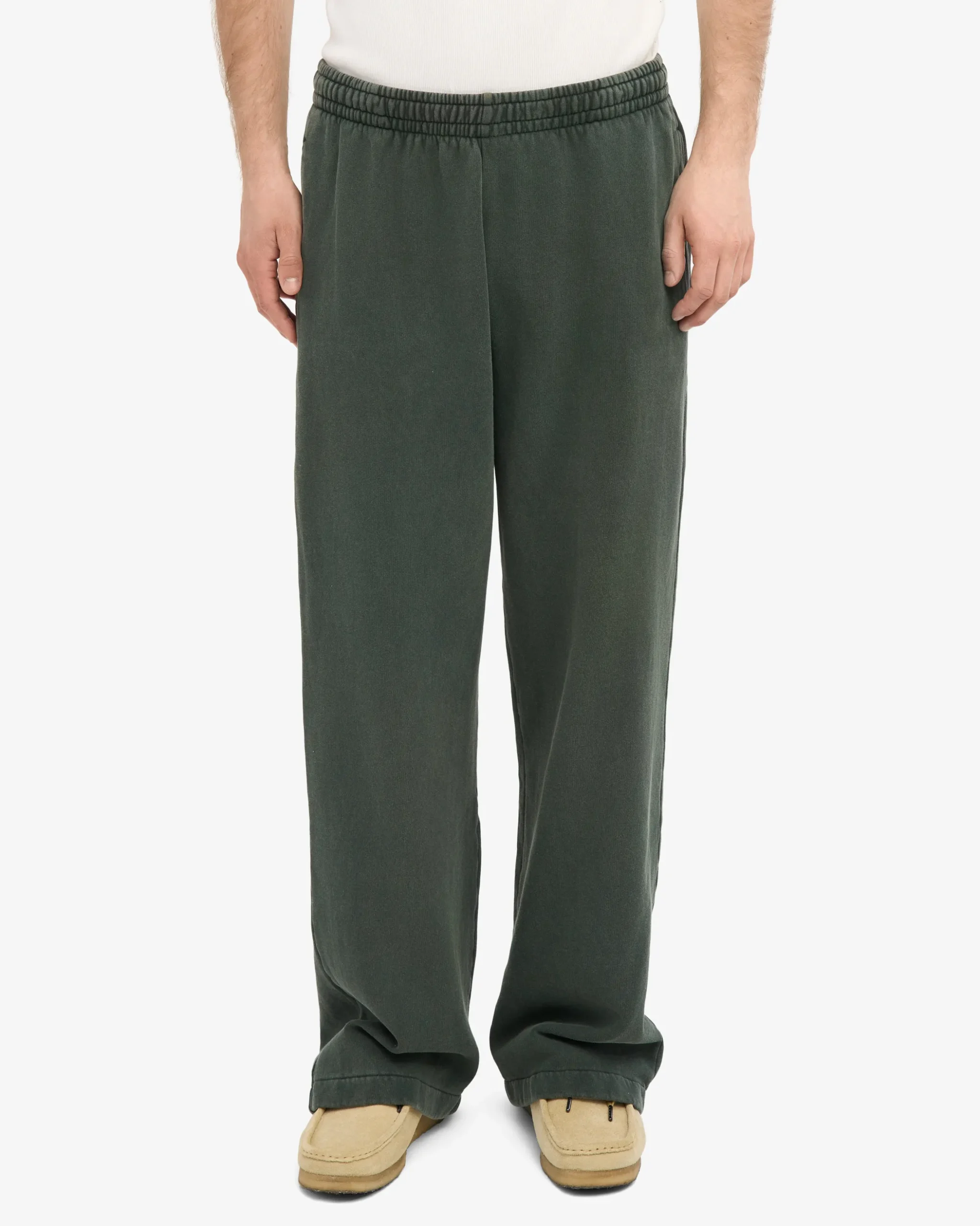 Organic Straight Leg Sweatpants - Midnight Forest