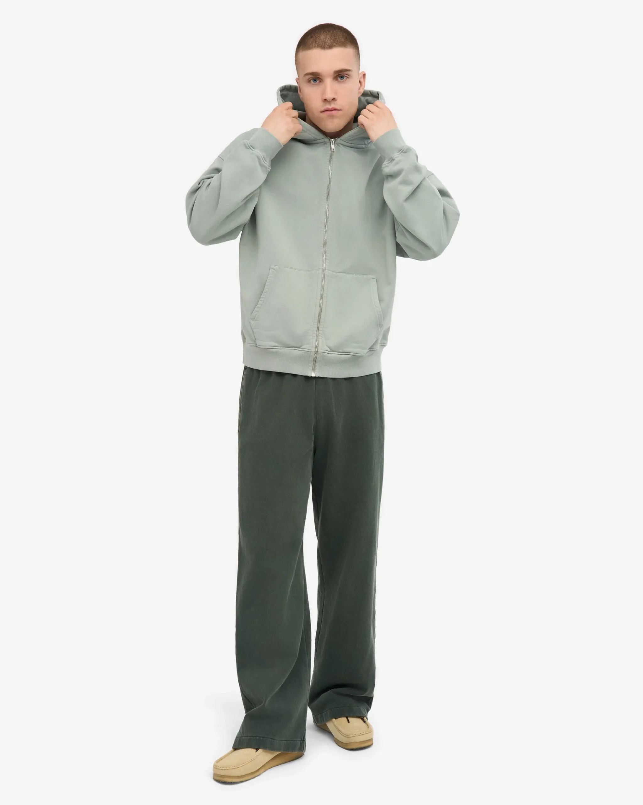 Organic Straight Leg Sweatpants - Midnight Forest