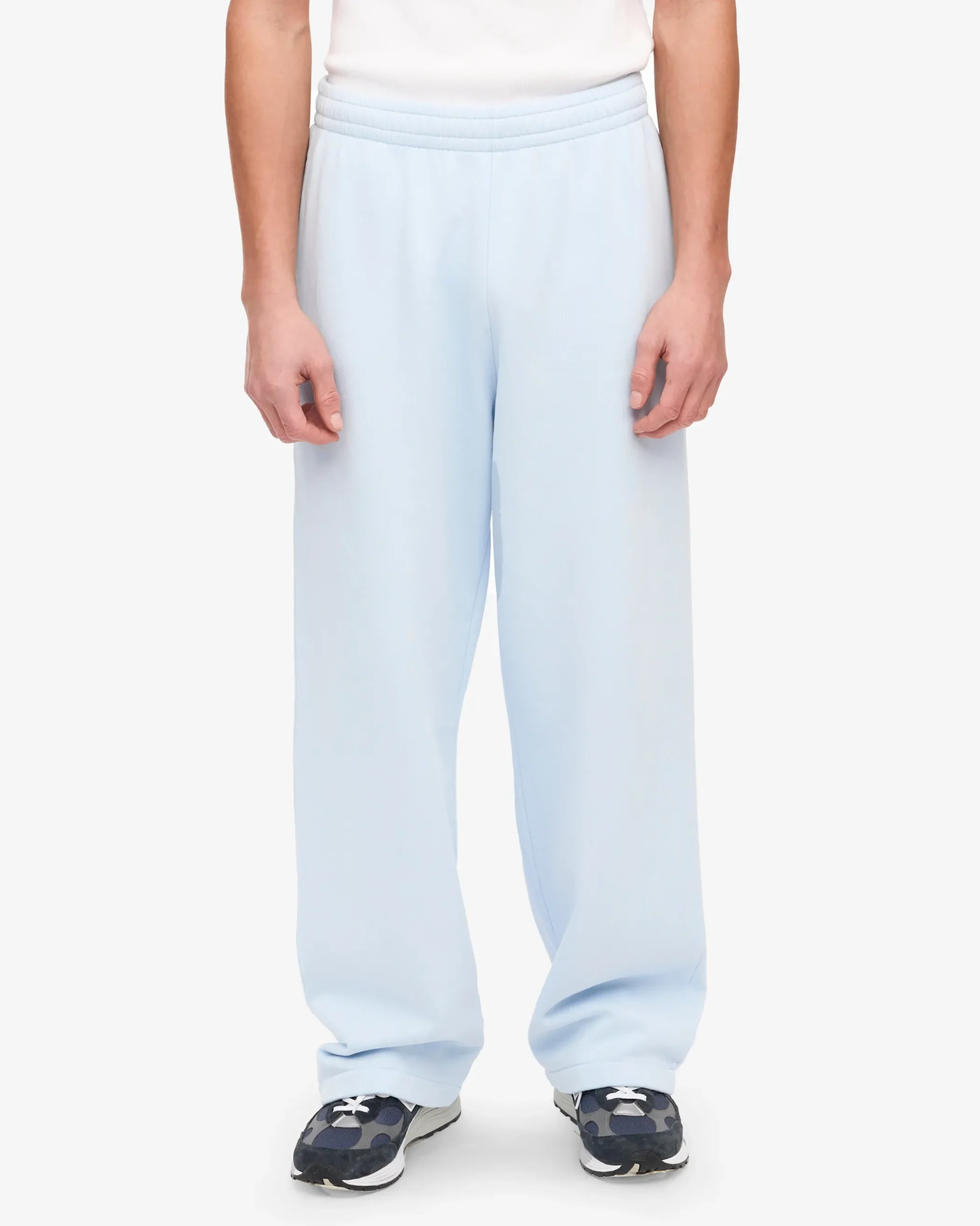 Organic Straight Leg Sweatpants - Polar Blue