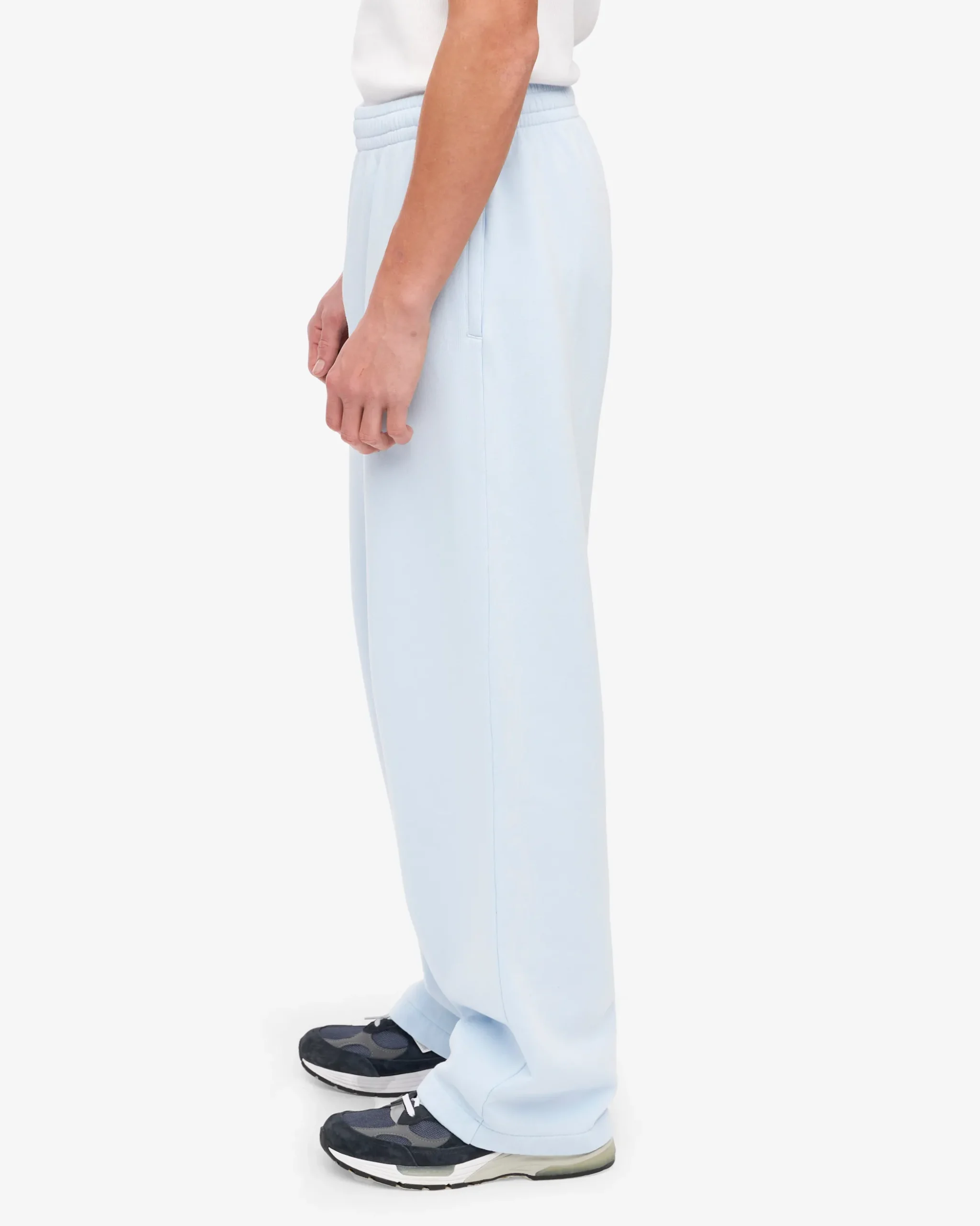 Organic Straight Leg Sweatpants - Polar Blue