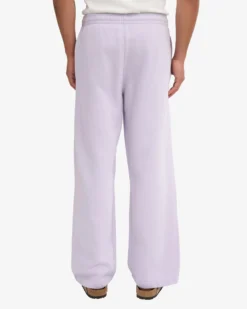 Organic Straight Leg Sweatpants - Soft Lavender