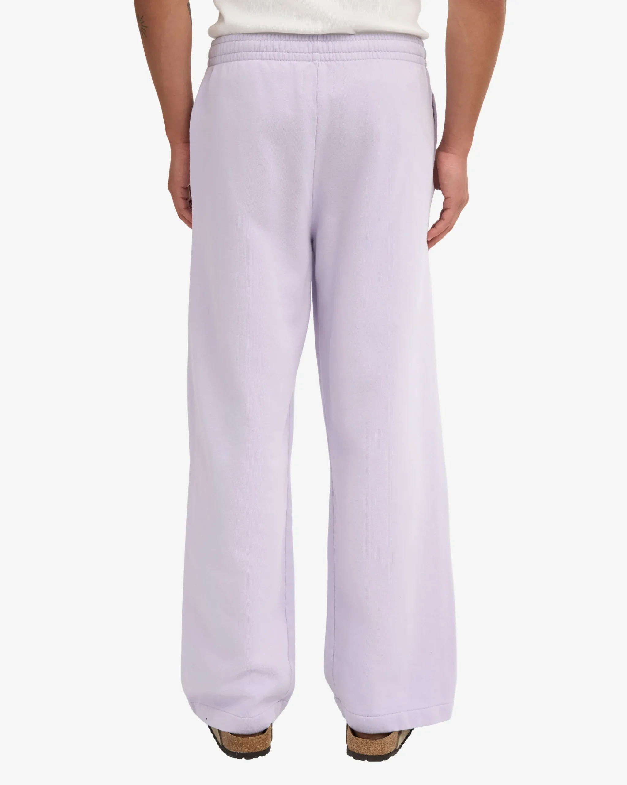 Organic Straight Leg Sweatpants - Soft Lavender