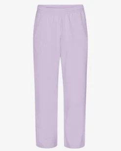 Organic Straight Leg Sweatpants - Soft Lavender