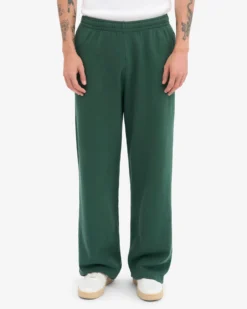 Organic Straight Leg Sweatpants - Emerald Green