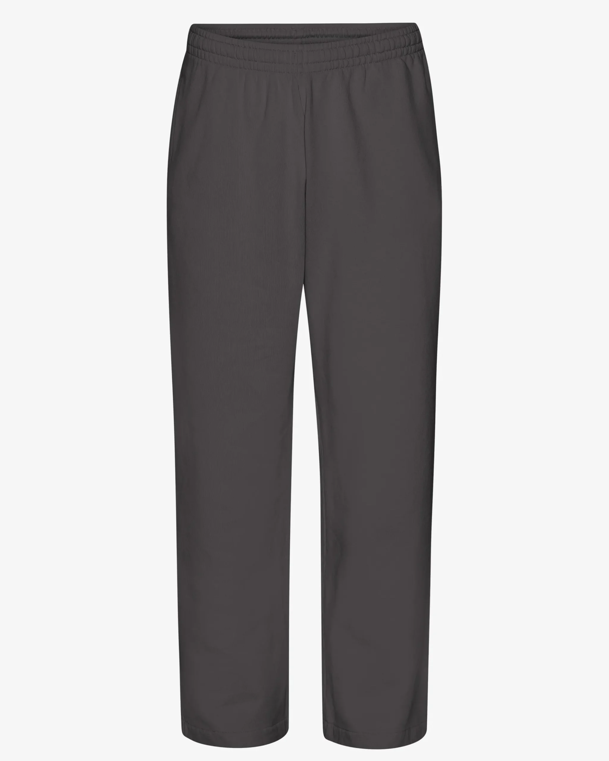 Organic Straight Leg Sweatpants - Lava Grey