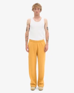 Organic Straight Leg Sweatpants - Burned Yellow