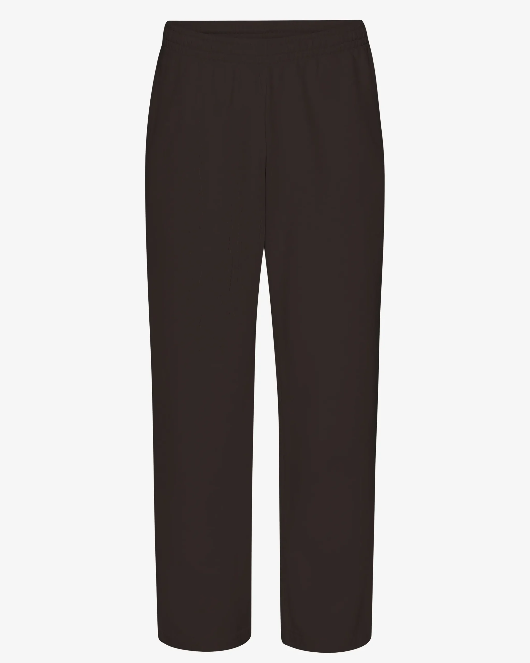 Organic Straight Leg Sweatpants - Coffee Brown