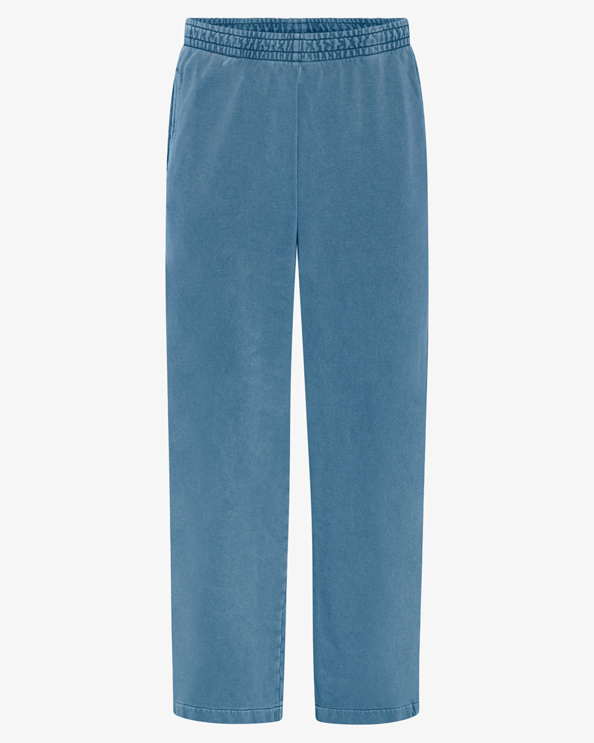Organic Straight Leg Sweatpants - Faded Indigo