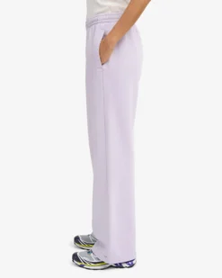Organic Straight Leg Sweatpants - Soft Lavender