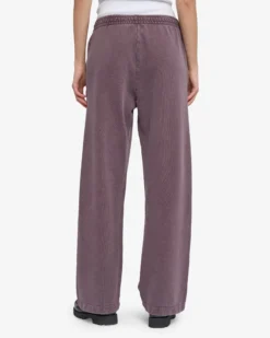 Organic Straight Leg Sweatpants - Faded Grape