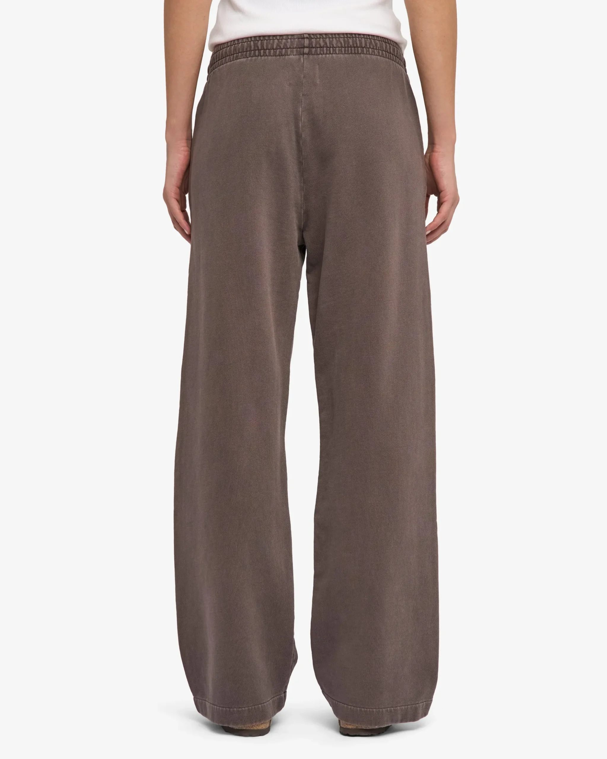 Organic Straight Leg Sweatpants - Faded Mud