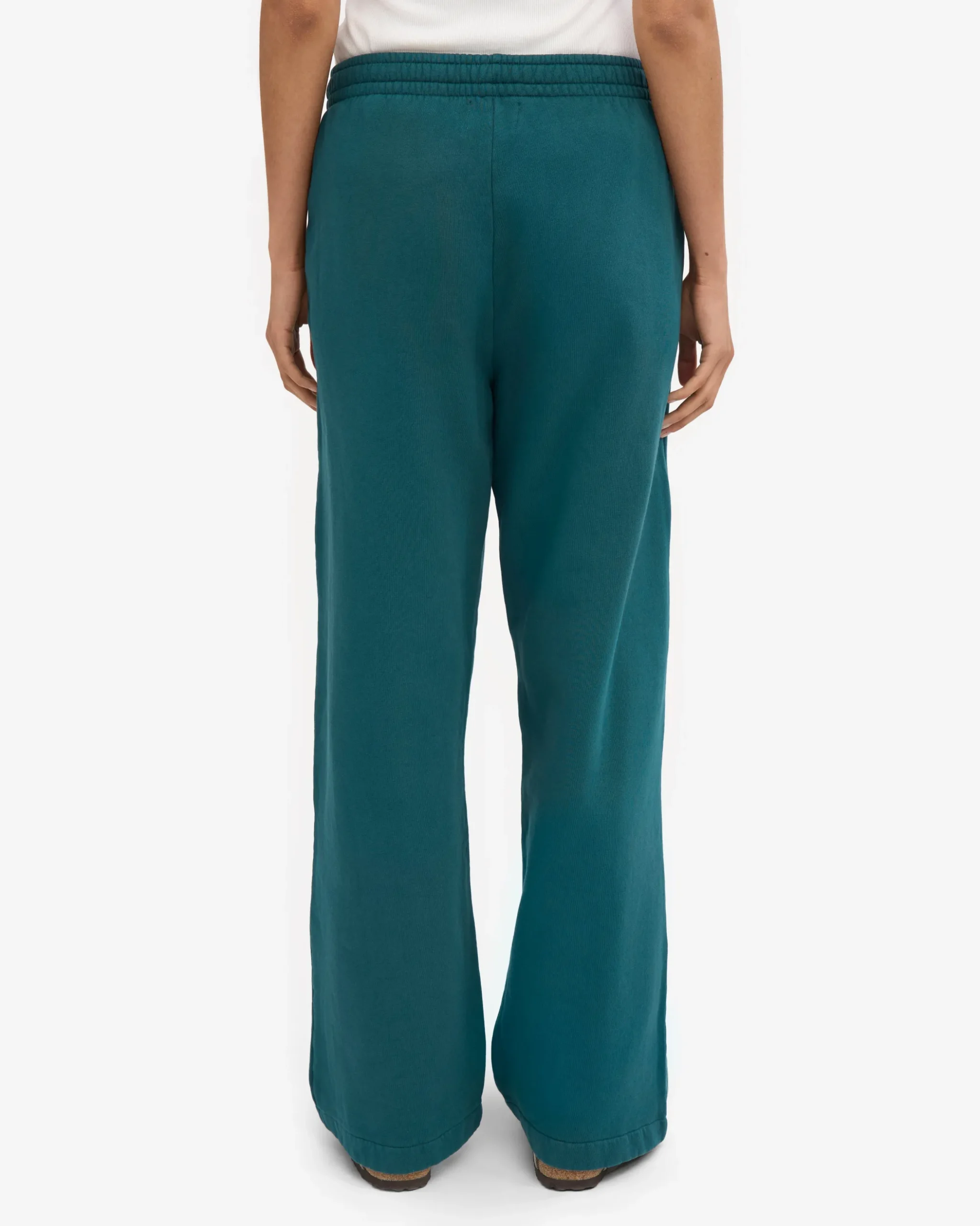 Organic Straight Leg Sweatpants - Ocean Green