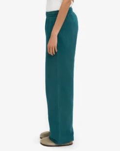 Organic Straight Leg Sweatpants - Ocean Green