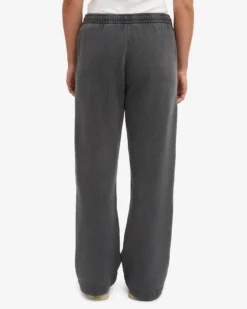 Organic Straight Leg Sweatpants - Faded Black