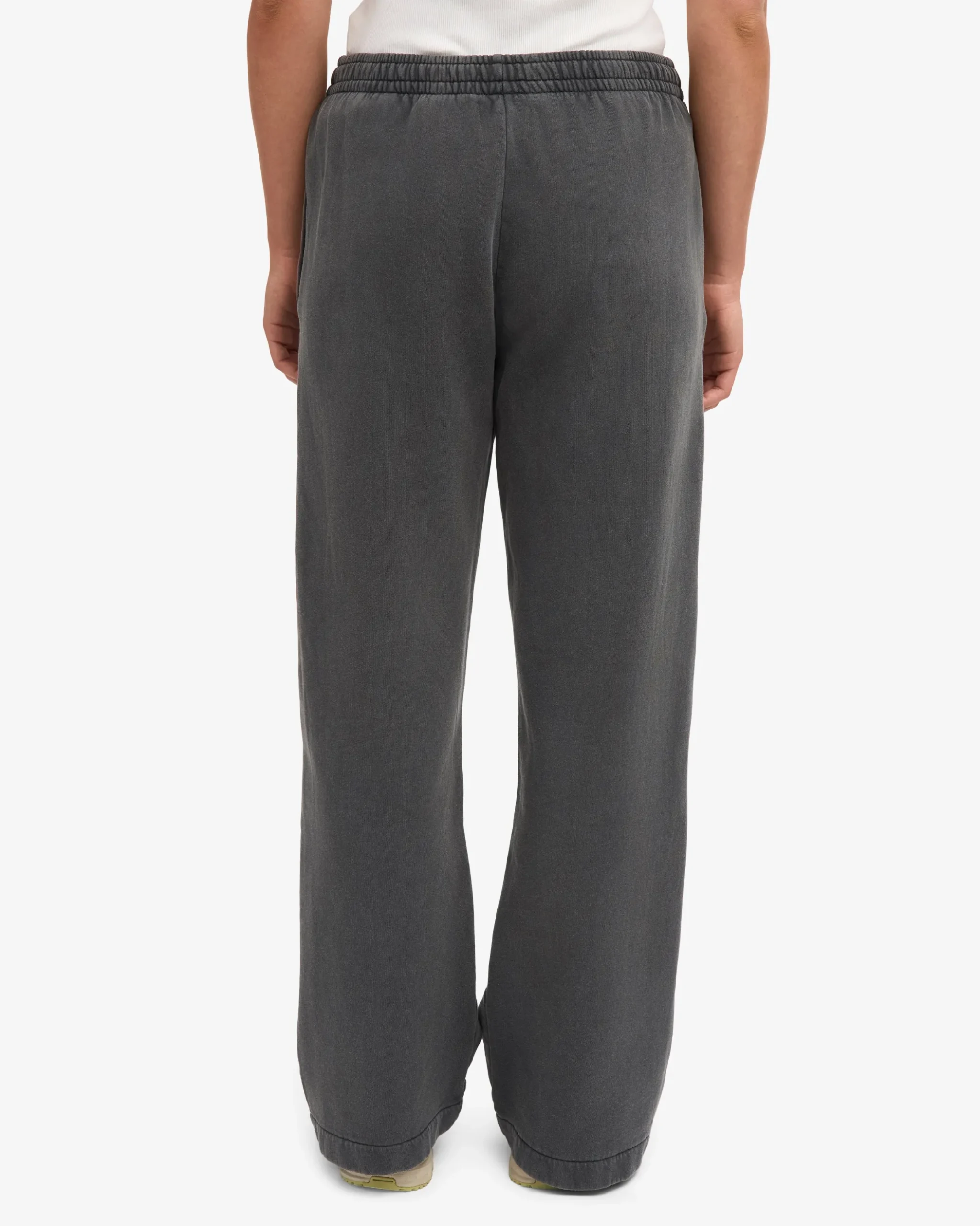 Organic Straight Leg Sweatpants - Faded Black