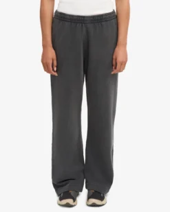 Organic Straight Leg Sweatpants - Faded Black
