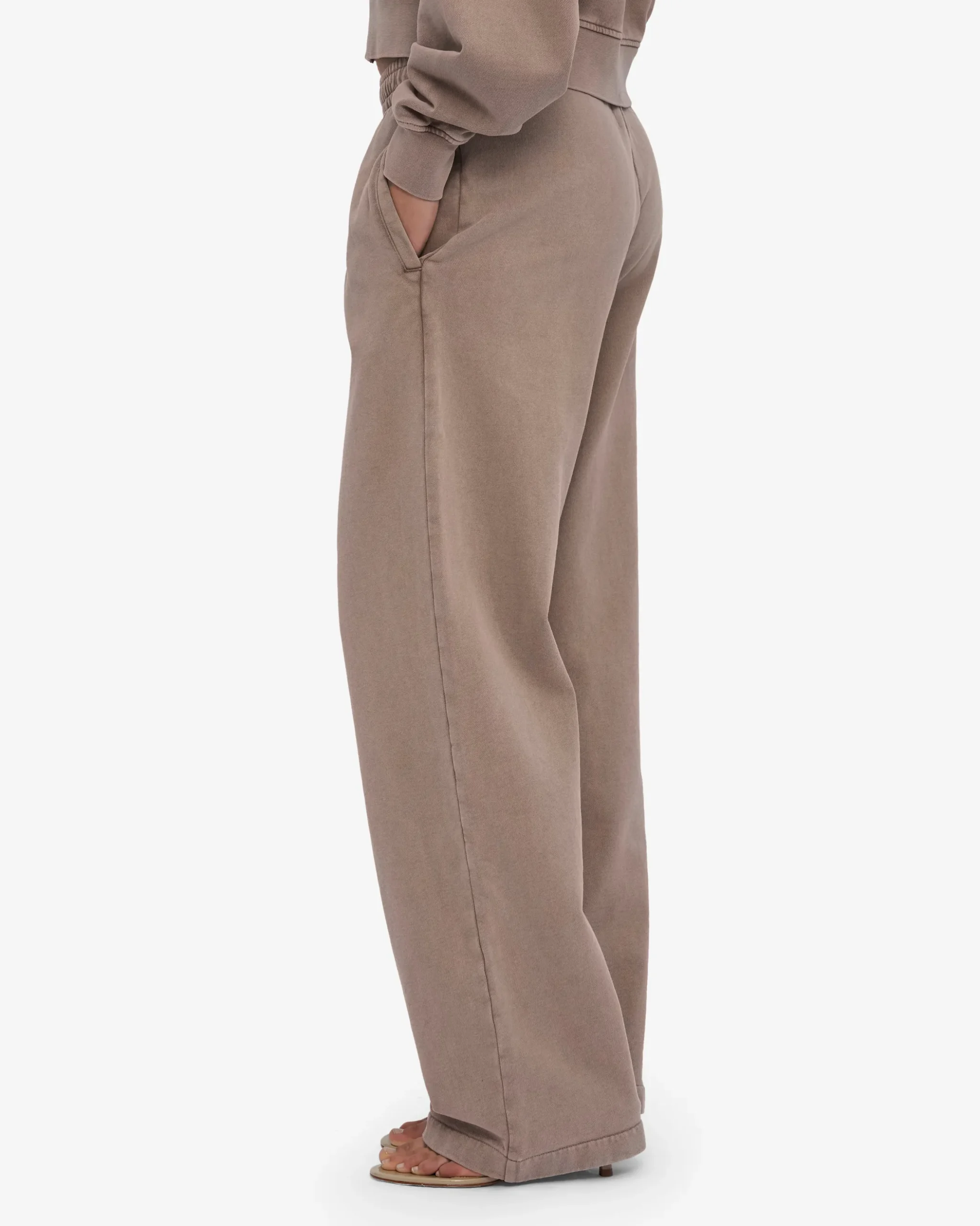 Organic Straight Leg Sweatpants - Faded Khaki