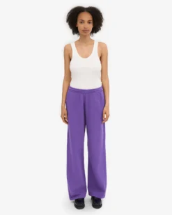 Organic Straight Leg Sweatpants - Ultra Violet