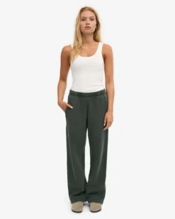 Organic Straight Leg Sweatpants - Midnight Forest
