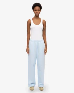 Organic Straight Leg Sweatpants - Polar Blue