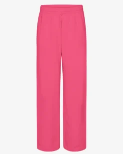 Organic Straight Leg Sweatpants - Bubblegum Pink