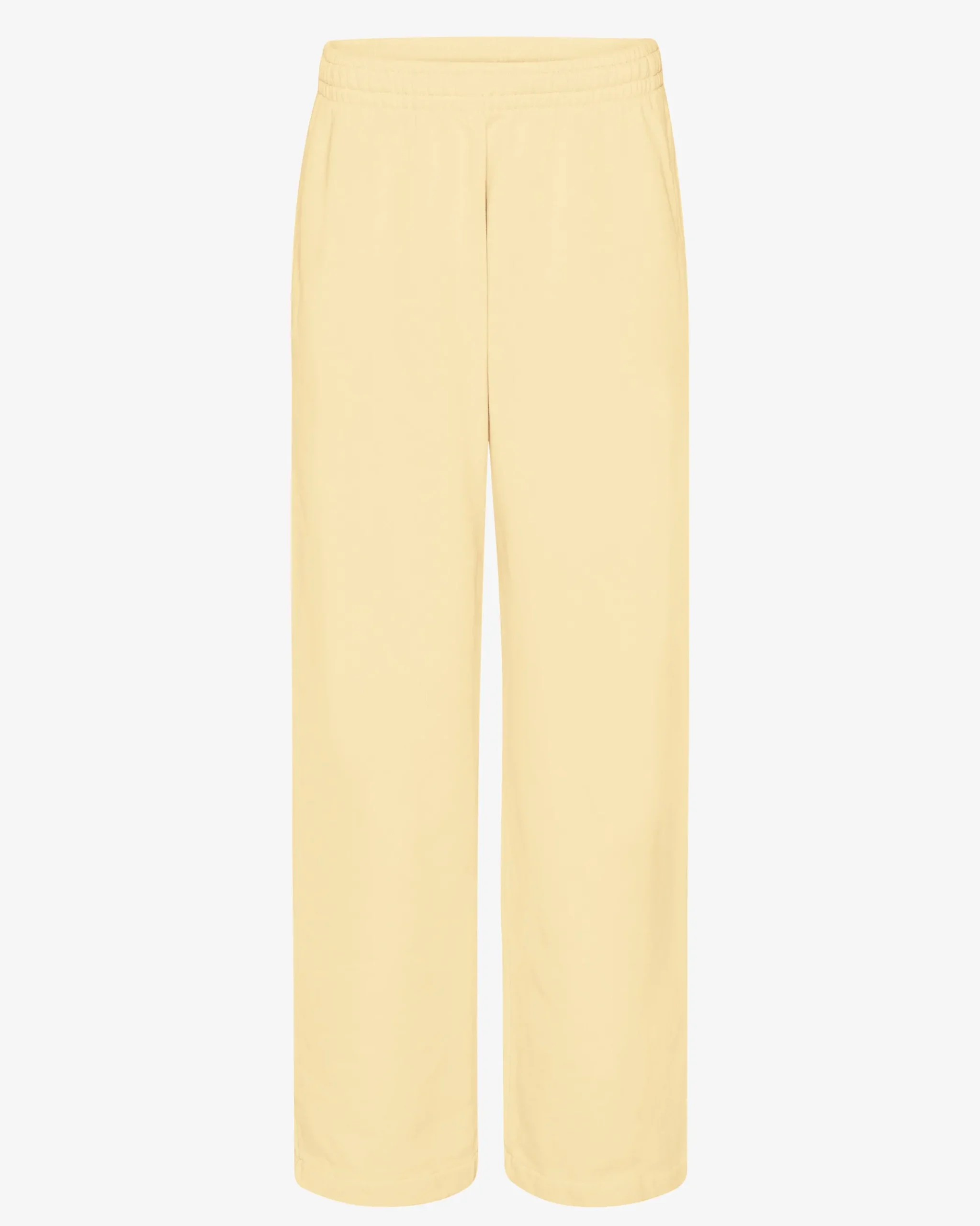 Organic Straight Leg Sweatpants - Soft Yellow