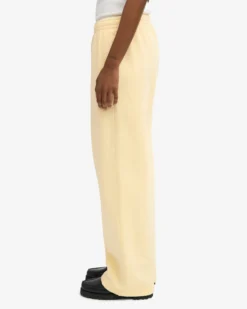 Organic Straight Leg Sweatpants - Soft Yellow