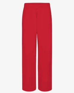 Organic Straight Leg Sweatpants - Scarlet Red