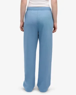 Organic Straight Leg Sweatpants - Seaside Blue