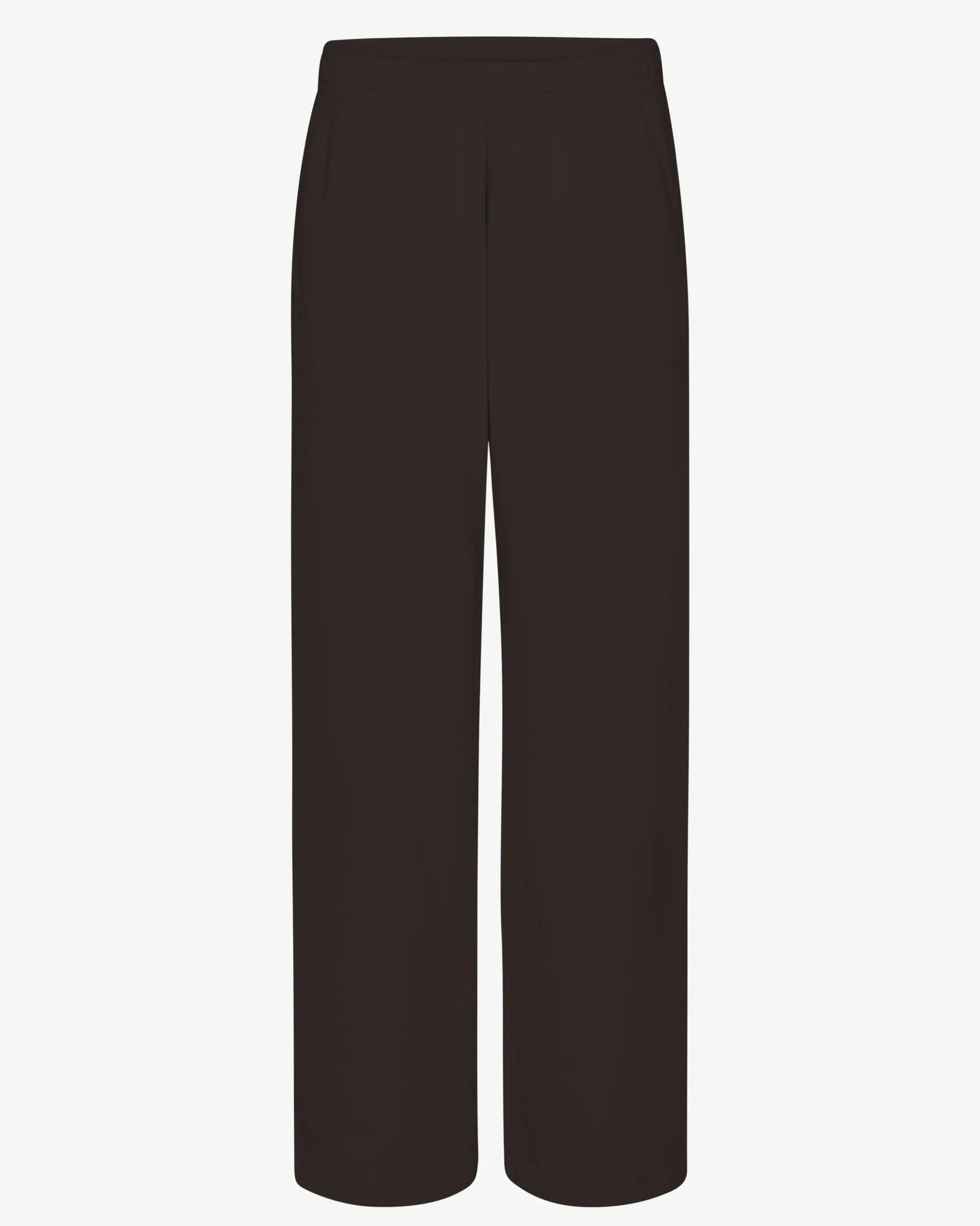 Organic Straight Leg Sweatpants - Coffee Brown