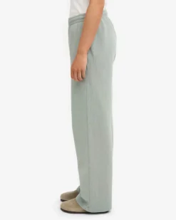 Organic Straight Leg Sweatpants - Steel Blue