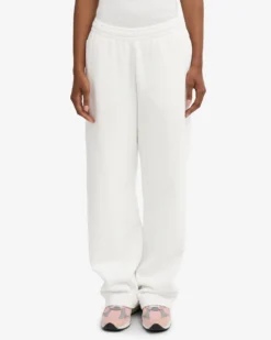 Organic Straight Leg Sweatpants - Optical White