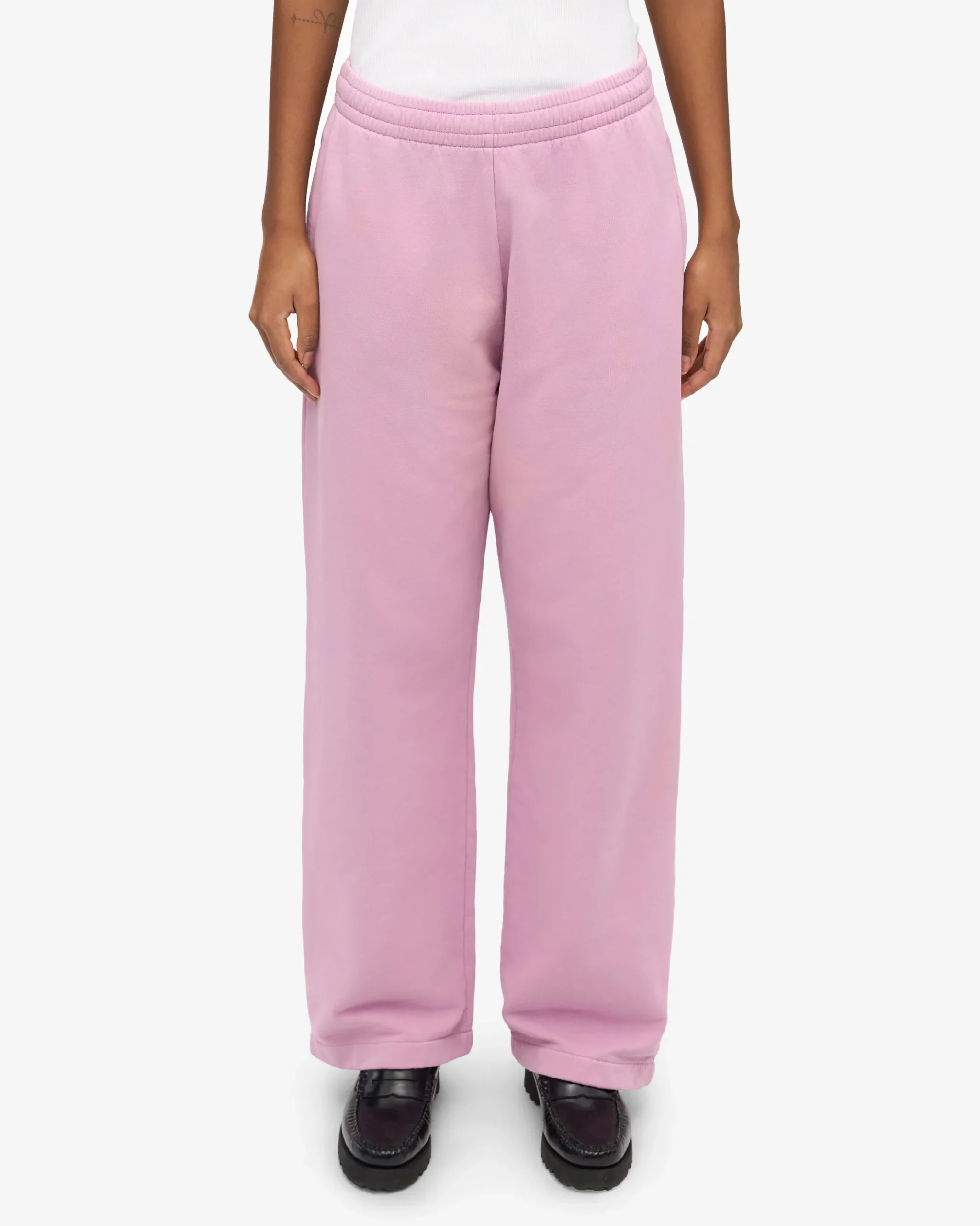 Organic Straight Leg Sweatpants - Cherry Blossom