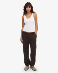 Organic Sweatpants - Coffee Brown