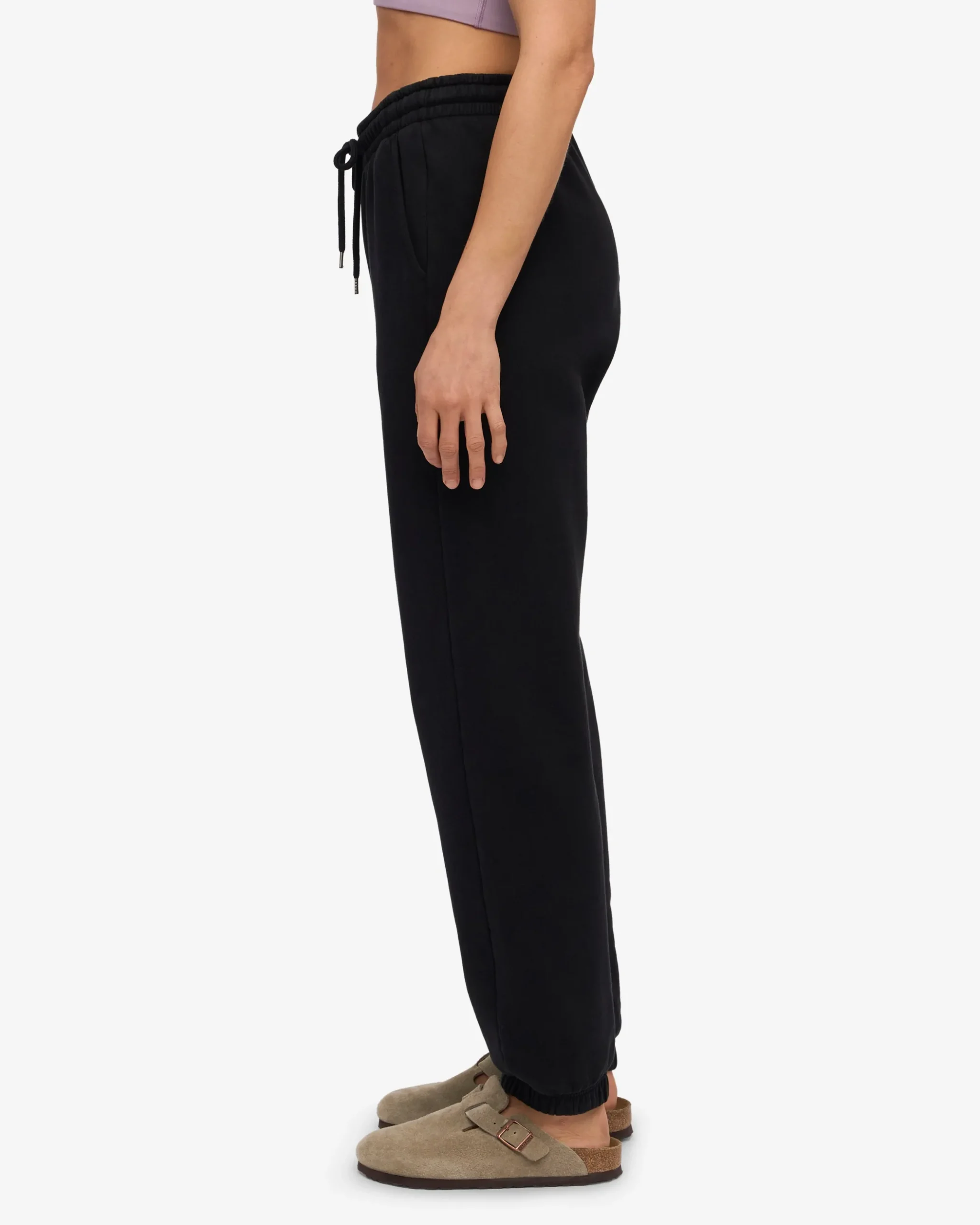 Organic Sweatpants - Deep Black