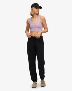 Organic Sweatpants - Deep Black