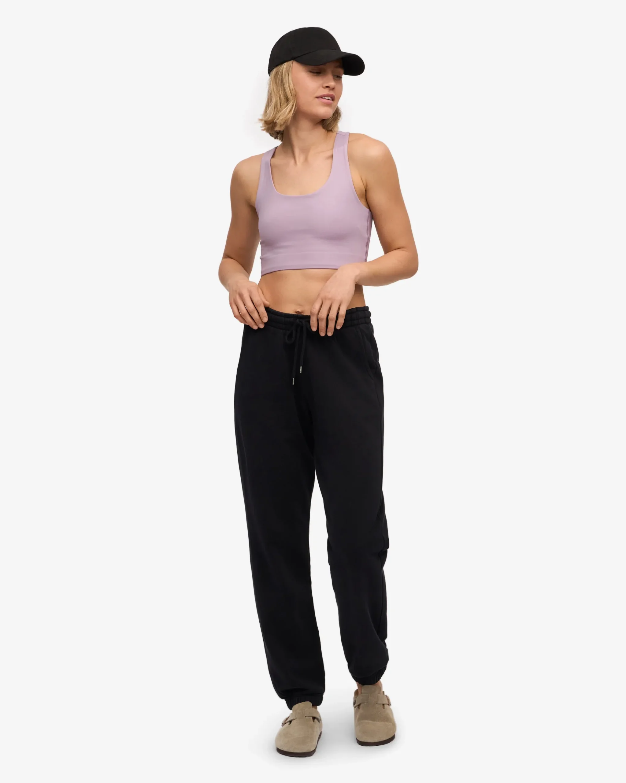 Organic Sweatpants - Deep Black