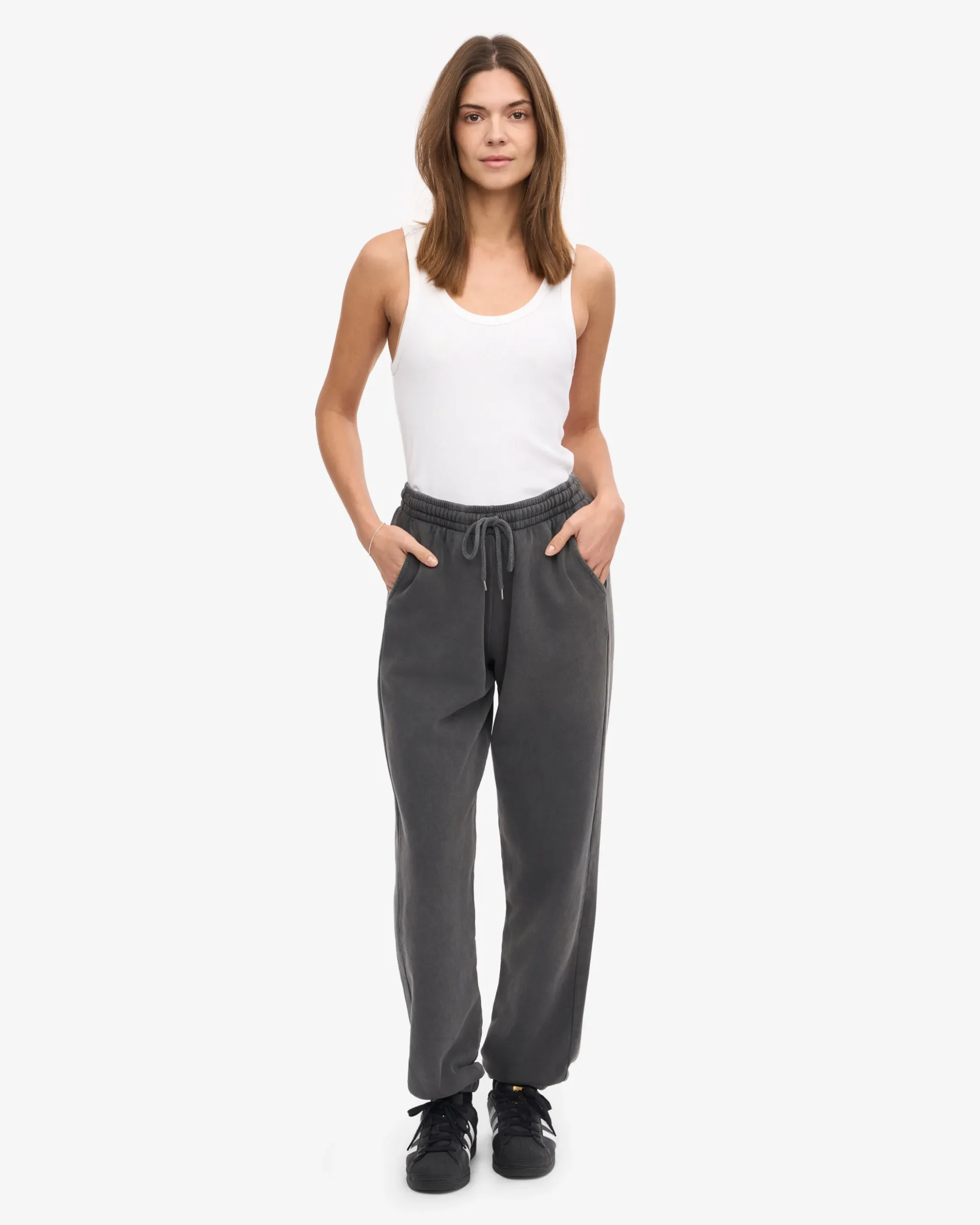 Organic Sweatpants - Faded Black