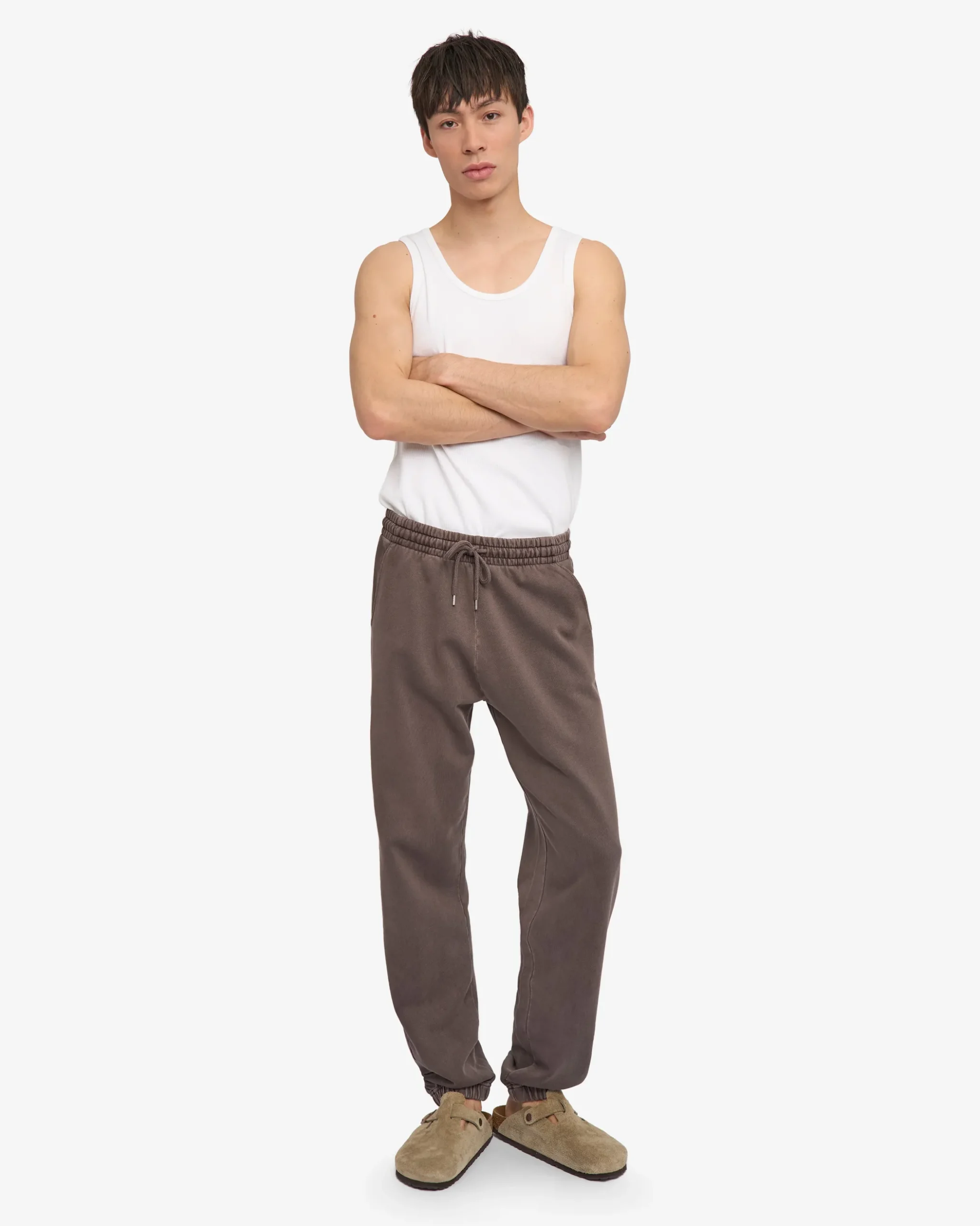 Organic Sweatpants - Faded Mud