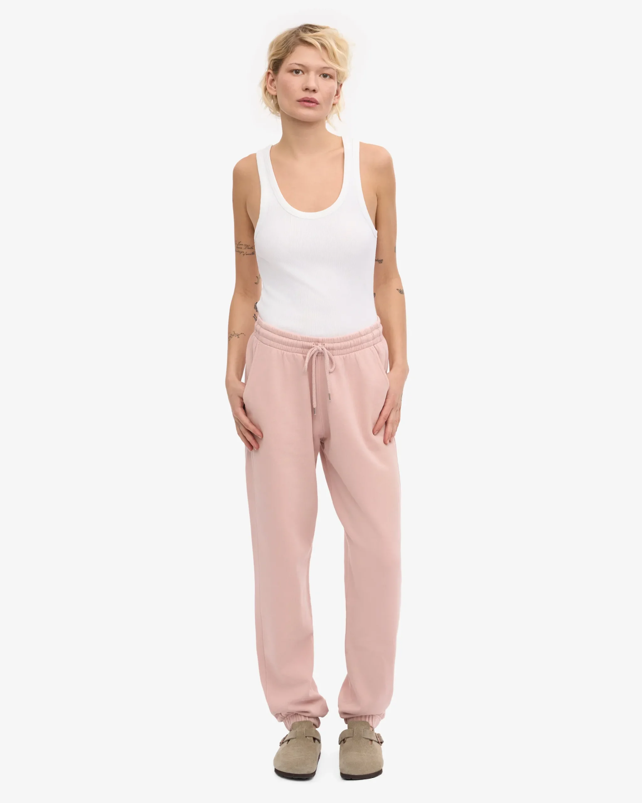 Organic Sweatpants - Faded Pink