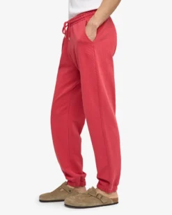 Organic Sweatpants - Faded Red