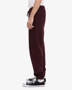 Organic Sweatpants - Oxblood Red