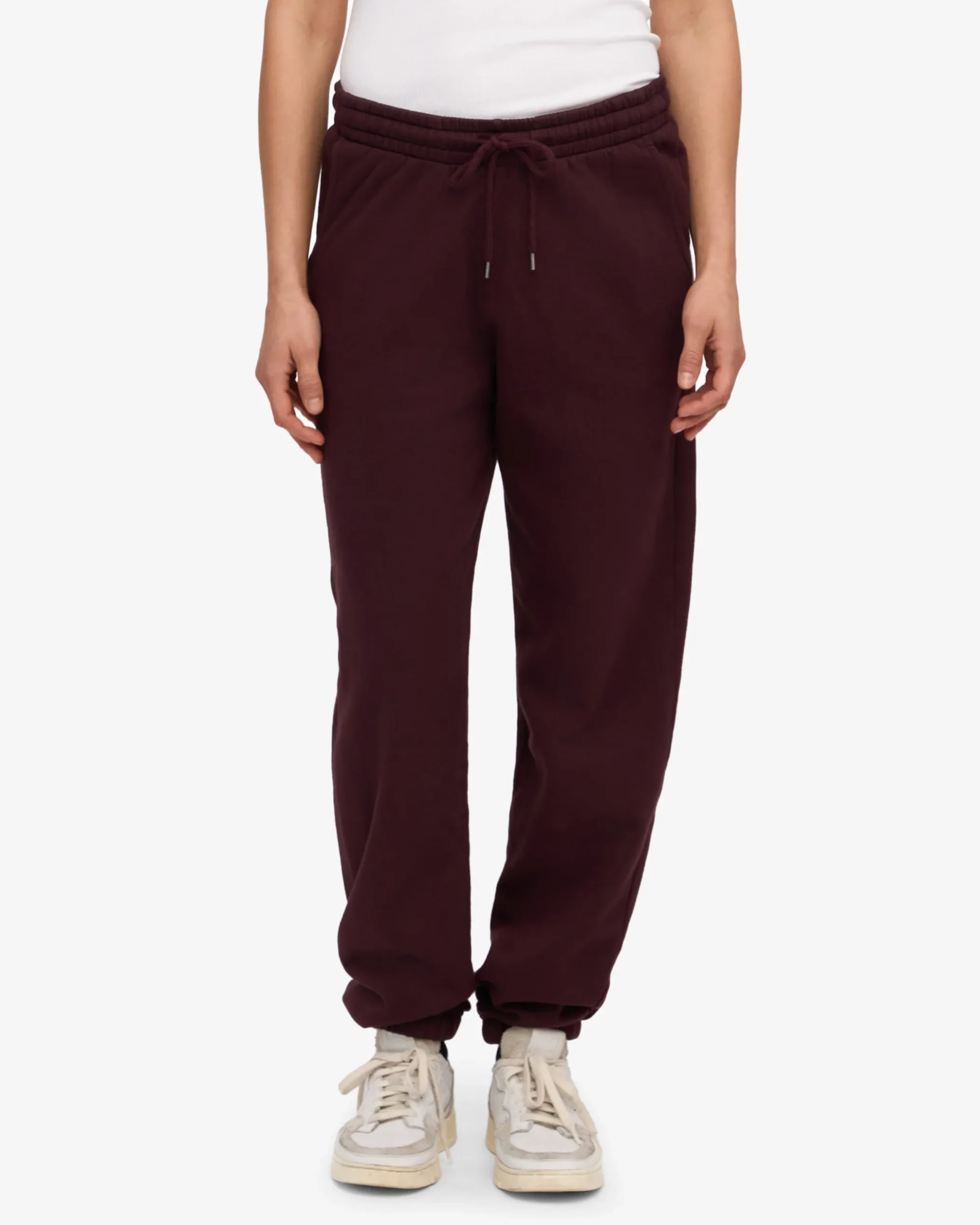 Organic Sweatpants - Oxblood Red