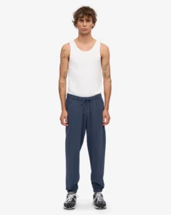 Organic Sweatpants - Petrol Blue