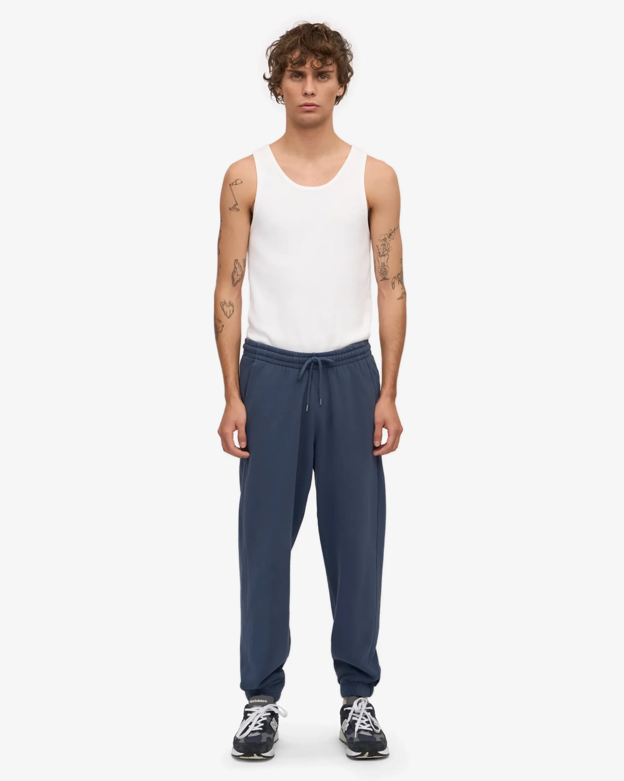 Organic Sweatpants - Petrol Blue