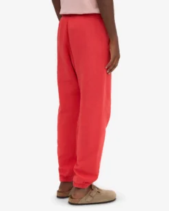 Organic Sweatpants - Red Tangerine