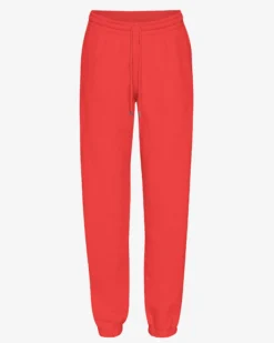 Organic Sweatpants - Red Tangerine