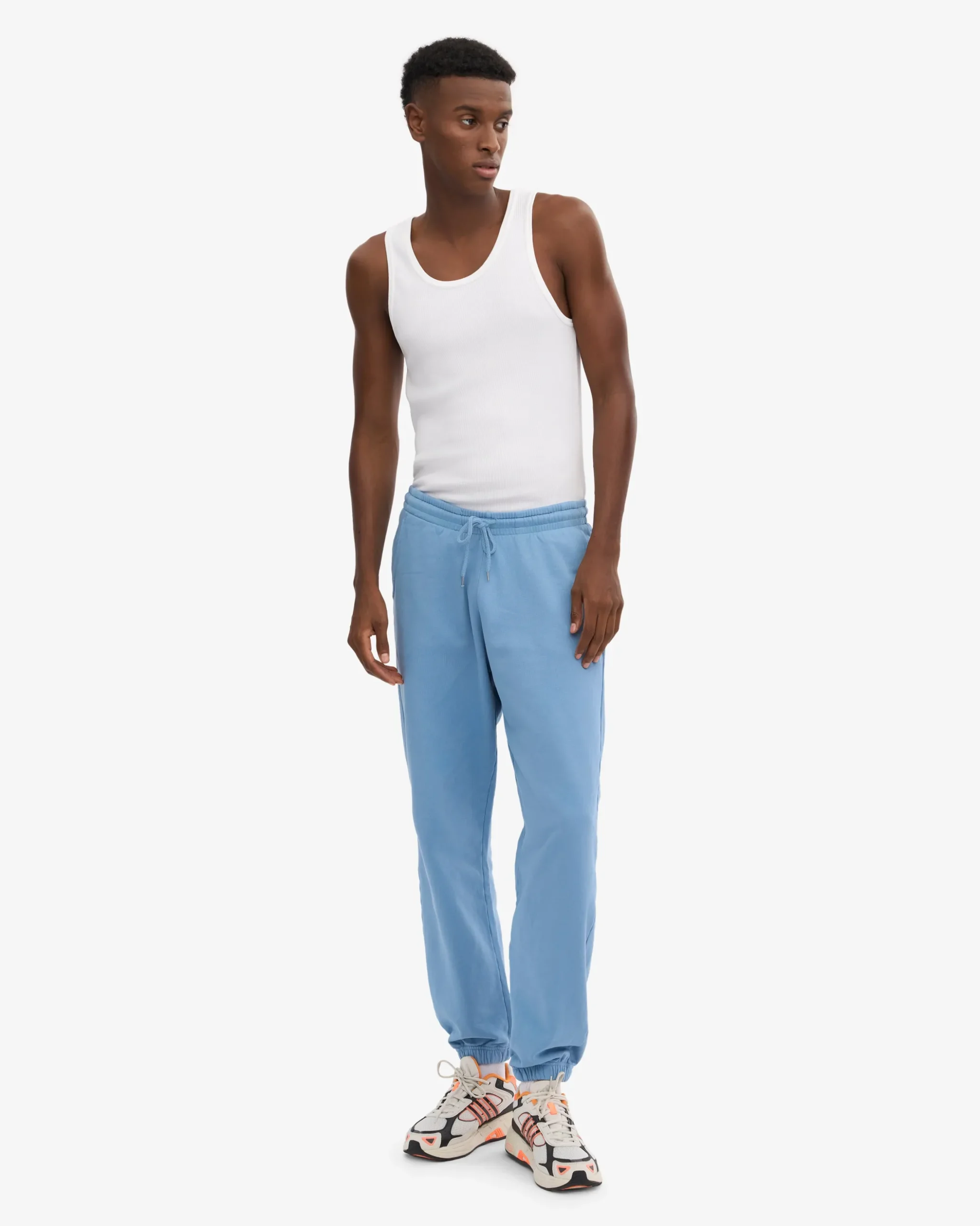 Organic Sweatpants - Seaside Blue